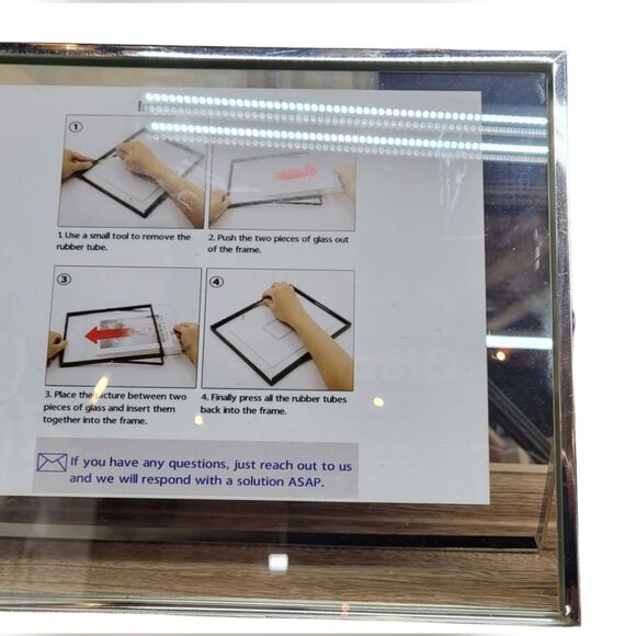 Chrome Picture Frame - Picture 2 of 3